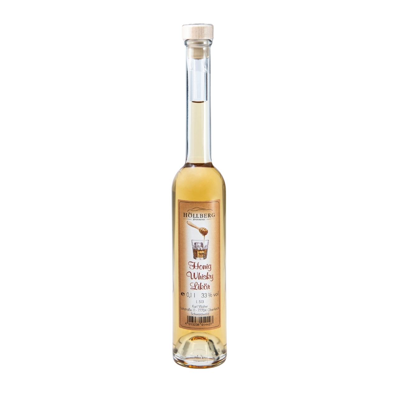 Honig-Whisky-Likör (0,1l) 33% vol.
