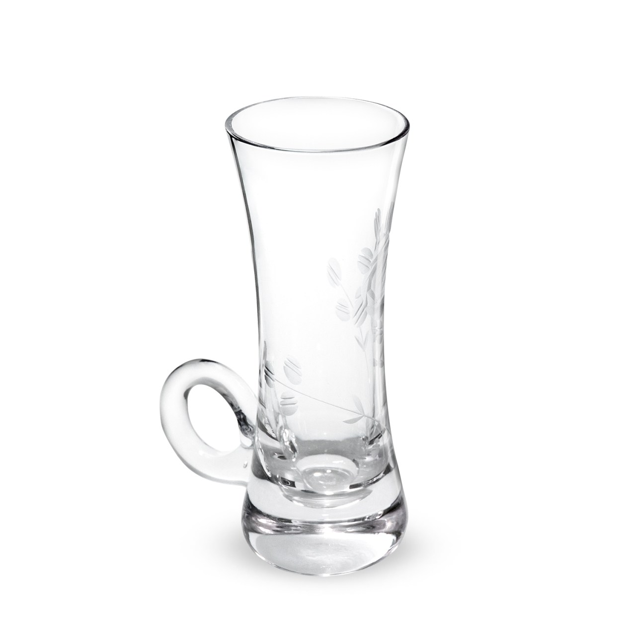 Henkelglas- Schnapsglas mit Henkel, ohne Fuß ( 5cl / 50ml )